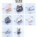 Metal High Heel Toe Cap Protector - Elegant Solid Color Tips for Durable Shoe Protection & Repair (3 Pairs - Buy Online on GoSupps.com