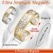 Cigmag Lymphatic Drainage Magnetic Ring - Copper Adjustable with Removal Tool - Gift Box Included (Silver/Gold/Plum) - Buy Online on GoSupps.com