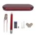 2pcs LED Light Ear Spoon with Tweezers Earwax Remover Tool with Storage Box Red Portable Luminous Light Ear Pick Cleaner for Kids Adults