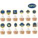 Eid Mubarak Cupcake Topper 24PCS Ramadan Cake Toppers Islamic Muslim Party Decorations for Wedding Home Kitchen - Buy Online on GoSupps.com
