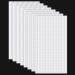 8 Sheets Foam Dots Squares 3D Pop Foam Squares Dual-Adhesive Foam Mount for Halloween Christmas Scrapbook DIY Crafts Office Supplies  2 Sizes