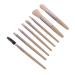 Soft Makeup Brush Set - 8PC Ergonomic Portable Cosmetic Brushes for Loose Powder Concealer & Eyeshadow | International Shipping - Buy Online on GoSupps.com