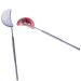 Lash Mirror Eyelash Extension Mirror Half-moon Shape Lash Mirror Stainless Steel Eyelash Mirror Tool Large Eyelash Inspection Mirror for Women Girls Makeup Supplies ELM-01
