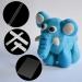 Acrylic Clay Roller Set with Flexible Cutters & Backing Board - 4 Pieces - Buy Online on GoSupps.com