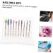 minkissy Nail Polisher Professional Nail Drill Remove Nail Bits Nail Drill Manicure Head Carbide Nail Drill Bit Nail Drill Bits Drill for Nails Professional To Rotate Acrylic Metal Ceramics - Buy Online on GoSupps.com