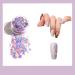 Multi-Color Nail Glitter Spring Flower Sequins Square Rectangle Smooth Laser Sequins Chunky Nails Glitter Flakes & Powder for Nail Art Decoration/Face/Body/DIY Crafting - Buy Online on GoSupps.com