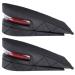 Height Increasing Breathable Shoe Lift Pads Height Increase Insole Invisible Elevator Adjustable Insoles for Men Women Black 5cm Universal