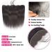 CHEEON 16 Brazilian Straight Human Hair Lace Frontal Closure - 150% Density | Natural Black Color 13x4 Frontal - Buy Online on GoSupps.com