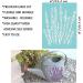 Dandelion & Lavender Silk Screen Stencils - DIY Reusable Flower Mesh Adhesive Stencil for Painting - Floral Dandelion/Lavender Design - 6x8 - Buy Online on GoSupps.com