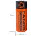 2-Pack ER18505M ER18505 A 3.6V Lithium Battery 3500mAh Li-SOCL Non-Rechargeable Battery - Buy Online on GoSupps.com