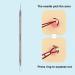 2-in-1 Facial Milia & Whitehead Extractor Tool for Pimple Acne Removal - 2pcs - Buy Online on GoSupps.com