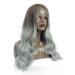 Wig Women Long Hair Grey Curly Long Brazilian Cosplay Wavy Women Synthetic Hair 50s 70s 80s 60s