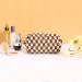 Large Capacity Makeup Bag & Pencil Case Set | Travel Toiletry & Cosmetic Organizer in Khaki - Buy Online on GoSupps.com