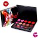  G n rique Waterproof Lip Gloss Palette - 15 Piece Lipstick Set Pigment-Rich Formula Long Lasting Finish Silky Matte Texture | Professional Makeup Palette for Coll - Buy Online on GoSupps.com
