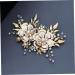 FRCOLOR Bridal Hair Comb Bridal Headpiece Bride Headpieces for Wedding Bridal Hair Accessory Hair Comb for Bride Wedding Hair Clip Wedding Hair Combs Gold Hair Clips Bride Hair Clip - Buy Online on GoSupps.com