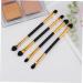 Healeved 20pcs Double Ended Eyeshadow Brush Eye Makeup Tool Makeup Eyeshadow Brush Small Eyeshadow Brush Eye Shadow Makeup Brush Makeup Brush for Women Eyeshadow Makeup Brush Eye Makeup Kit 12.50X0.50X0.50CM Golden - Buy Online on GoSupps.com