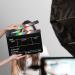 Temery Acrylic Film Clapper Board - 12x10in Movie Theater Decor with Magnetic Eraser & Custom Pens - Buy Online on GoSupps.com