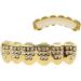 Hip-hop Teeth Grills Gold Tooth Grillz Shimmering Rhinestone Hip-Hop Grillz Gold-Plated Cosplay Tooth Accessories Portable Grillz for Teeth Costume Tooth Jewelry Teeth Caps lower teeth - Buy Online on GoSupps.com