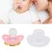 Bling Baby Pacifier | Silicone Heart Shape Rhinestone Pacifier for 6-18 Months | Pink Pacifier for Stylish Babies - Buy Online on GoSupps.com