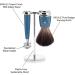 M HLE Rytmo Shaving Set | Safety Razor & Shaving Brush - Black Fibre Petrol Resin Handle | Premium International Shipping - Buy Online on GoSupps.com