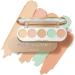 FOCALLURE #GoldenAge 5 in 1 Multi Uses Concealer Palette 5 Colors Correcting Conceal Palette Camouflage Contour Palettes for Dark Circles Face Contouring Highlighter Pallet CC01 LIGHT-CORRECTING
