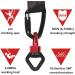 Swivel Connector 30kN - Jiameiyi 360 Rotator Swing Spinner | Outdoor & Indoor Safety Aluminum Alloy Climbing Rotor - Black - Buy Online on GoSupps.com