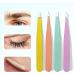 Eyebrow Tweezers Precision Splinter Blackhead Tick and Facial Hair Remover - Professional Stainless Steel Slanted Ingrown Hair Tweezers - Buy Online on GoSupps.com
