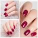 JOLIGEL Kit 4* UV LED Gel Nail Polishes Soak Off Shellac for Nail Art Manicure Pedicure Red Glitters/Gold Champagne Glitters/Bronze Glitters/Red Magenta 10ML - Buy Online on GoSupps.com