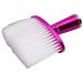 Hair Cutting Brush Barber Brush Neck Duster Rosy Red Lightweight Soft Fiber Bristles for Barber for Hair Salon