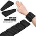 Adjustable 0.45kg Ankle & Wrist Weights - 2 PCs Fitness Set for Women Men & Children - Perfect for Yoga Walking & More - Silicone Weight Cuffs in Black - Buy Online on GoSupps.com