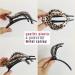4Pcs French Style Leopard Print Hair Clips for Women and Girls - Vintage Duckbill & Oval Hair Claw Accessories - Buy Online on GoSupps.com