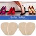 Haofy Forefoot Insoles for High Heels - Pain Relief Cushions 2 Pairs Suede Gel Anti-Slip Insoles for Women - Beige - Buy Online on GoSupps.com