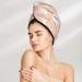 Geese and Flower Microfiber Hair Towel | Soft Super Absorbent Quick Dry Wrap for Long Curly & Thick Hair - Coral Velvet - Buy Online on GoSupps.com