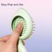 Arthaxi Mini Hair Brush with Mirror - Portable Travel Size Folding Hairbrush in Green - Buy Online on GoSupps.com