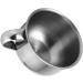 Noennull Razor Shell Shaving Soap Cup | Stainless Steel Foam Tool for Men | Premium Razor Cleaning Cup - Buy Online on GoSupps.com