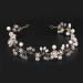 Bridal Headband Etercycle Gold Bridal Hairband Wedding Party Women's Pearl Rhinestones Headpiece Wedding Hair Jewelry for Bride Bridesmaids - Buy Online on GoSupps.com