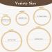 Caydo 5-Piece Embroidery Hoop Set - Plastic Circle Cross Stitch Hoops for Crafts, Sewing, Ornaments - 3 inch to 8 inch - Buy Online on GoSupps.com