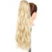 Prinfantasy Long Wavy Ponytail Extension 24 Inch | Soft Synthetic Hairpiece for Women MW138 - Buy Online on GoSupps.com