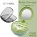 Didatool Leak-Proof Denture Storage Case - Portable & Mirror - Ideal for Travel & Daily Use (Green) - Buy Online on GoSupps.com