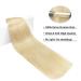 Doores Real Hair Clip-In Extensions | 30cm 12 Inch Bleach Blonde | 7 Piece 80g Remy Human Hair for Thick Natural Look #613r - Buy Online on GoSupps.com