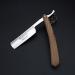 Men's Shaving Brush Razor with Box | Classic Wood Handle Barber Razor (Brown) - Premium Quality for Smooth Shaves - Buy Online on GoSupps.com