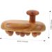 Tovinanna Sandalwood Meridian Brush & 12 Pearl Thigh Massager | Gua Sha Wood Spa Tools for Body Massage & Femininity - Buy Online on GoSupps.com
