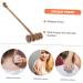 Buy Hapinary Portable Manual Back Massage Device - Wooden Knocking Hammers & Hook Shoulder Massager - Ideal for Pain Relief & Relaxation - Buy Online on GoSupps.com