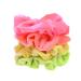 Neon Color Velvet Scrunchies Set - 8 Pcs Elastic Hair Ties for Girls - Buy Online on GoSupps.com