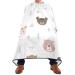 Waterproof Barber Cape -Cartoon Bears Cheetah Haircut Bib for Men Unisex Hair Cutting Cape(8rp1a)