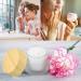 6-Piece Frosted Glass Cosmetic Container Set | Refillable Clear Jars for Creams & Lotions - Ideal for Cosmetics Storage - Buy Online on GoSupps.com