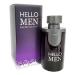 HELLO Men's Cologne 3.4 EDT Spray Eau de Toilette Amber Woody fragrance for Men