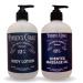 Payden's Cobalt Cedarwood Whiskey for Men Scented Body Lotion and Massage Oil Set 12 Oz Lotion - 12 Oz Massage Oil