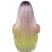 BGHJUE Three-Color Gradient Long Straight Hair Wig - Perfect for Any Occasion | International Shipping Available - Buy Online on GoSupps.com