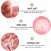 Lurrose 50pcs Silicone Tweezer Covers - Transparent Point Protectors for Grafting Eyelashes Tips - Buy Online on GoSupps.com